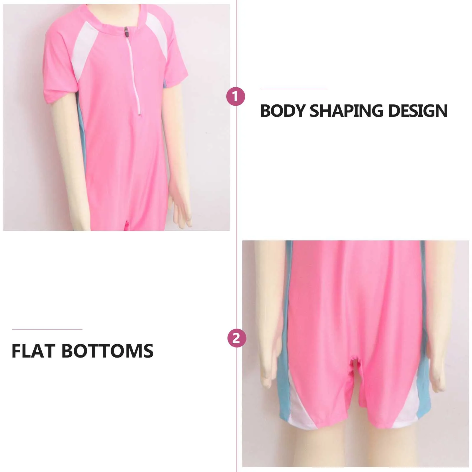 ملابس سباحة بتصميم قطعة واحدة، ملابس شاطئ خفيفة الوزن مقاومة للشمس سريعة الجفاف، مثالية لشاطئ حمام السباحة