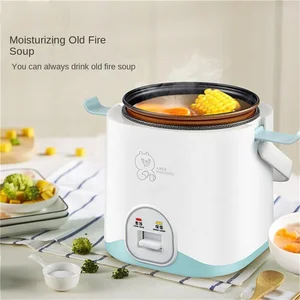 Small Home Appliances 220v 240v Dc 1.2l Travel Portable Soup Pot Cooking Pot Electric Mini Smart Car Car Rice Cookers