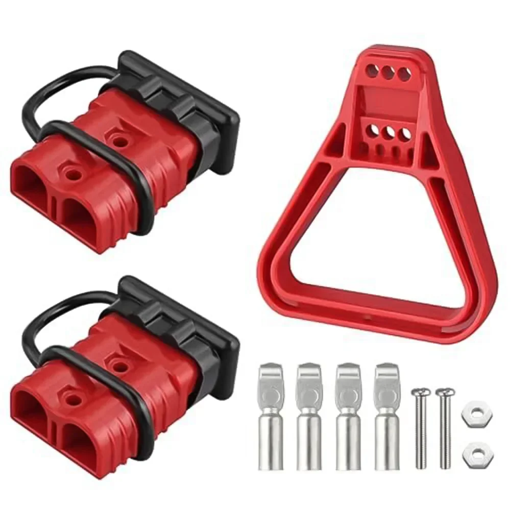 For Anderson Battery Connector Kit 175A Connect Plug With Handle And Plug Cover 600V Power Marine Connector Pole