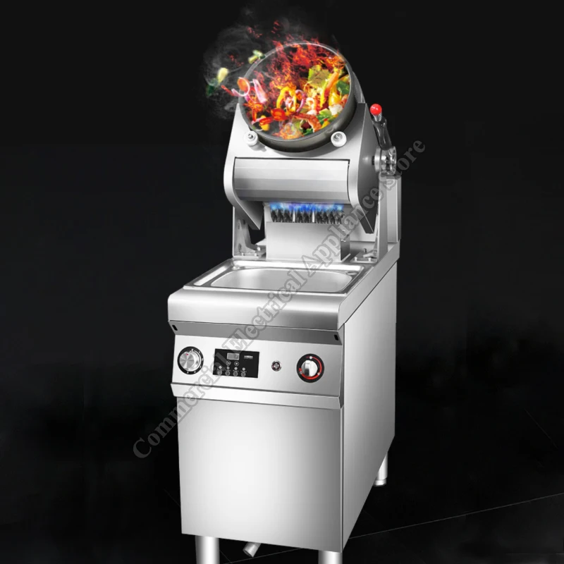 Commercial Cooking Machine Stir-fry All-in-one Machine Hotel Canteen Kitchen Gas Stove Small Strong Fire Stir-fry  Machine