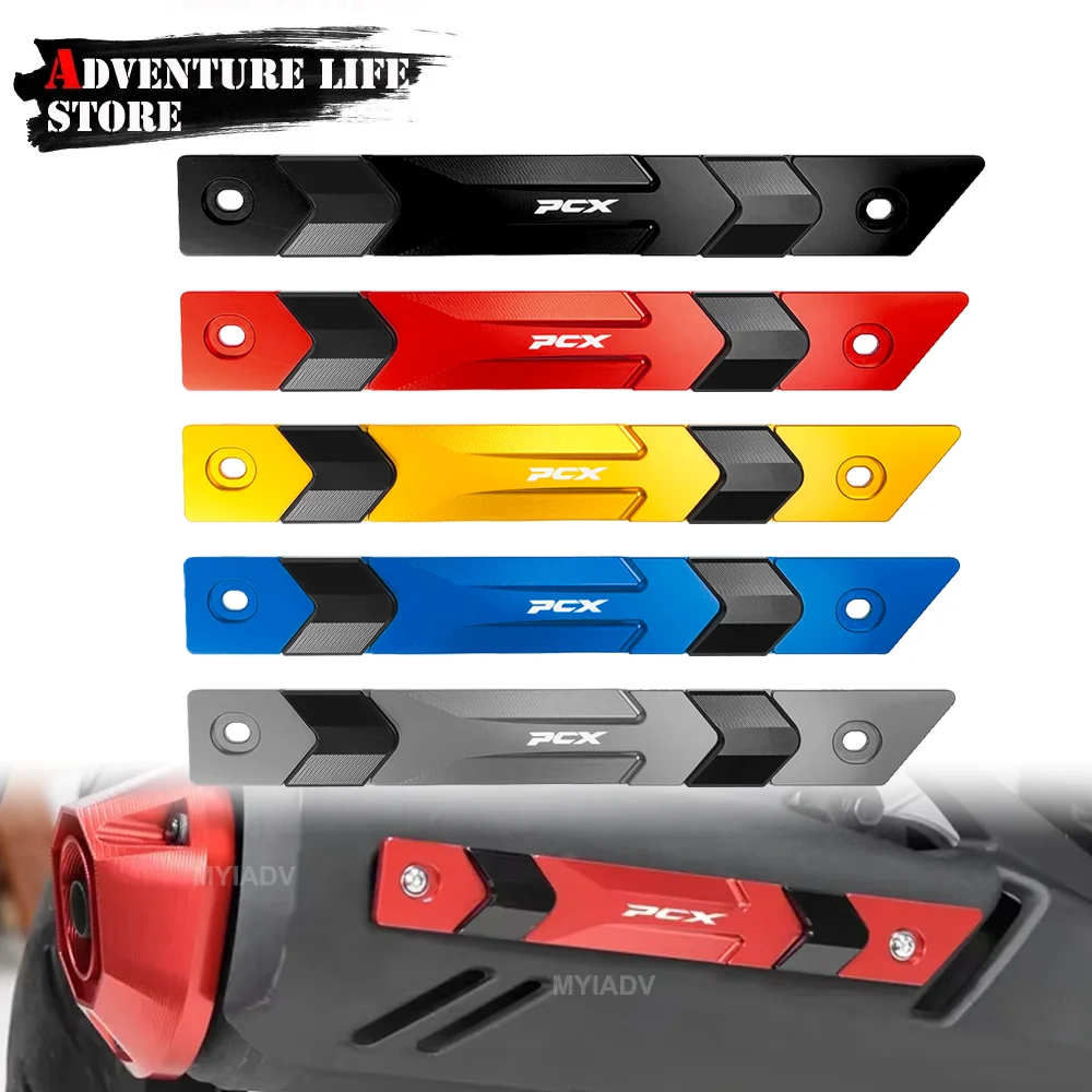 ﻿   ท่อไอเสียรถจักรยานยนต์ท่อตกแต่งสําหรับHonda PCX160 PCX125 PCX 125 160 2020-2024 Moto Tirm Anti-Collision Protector