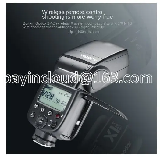 Godox V850III/V85II Second-generation Lithium Motor Top Flash Speedlite 76W 2.4G GN60