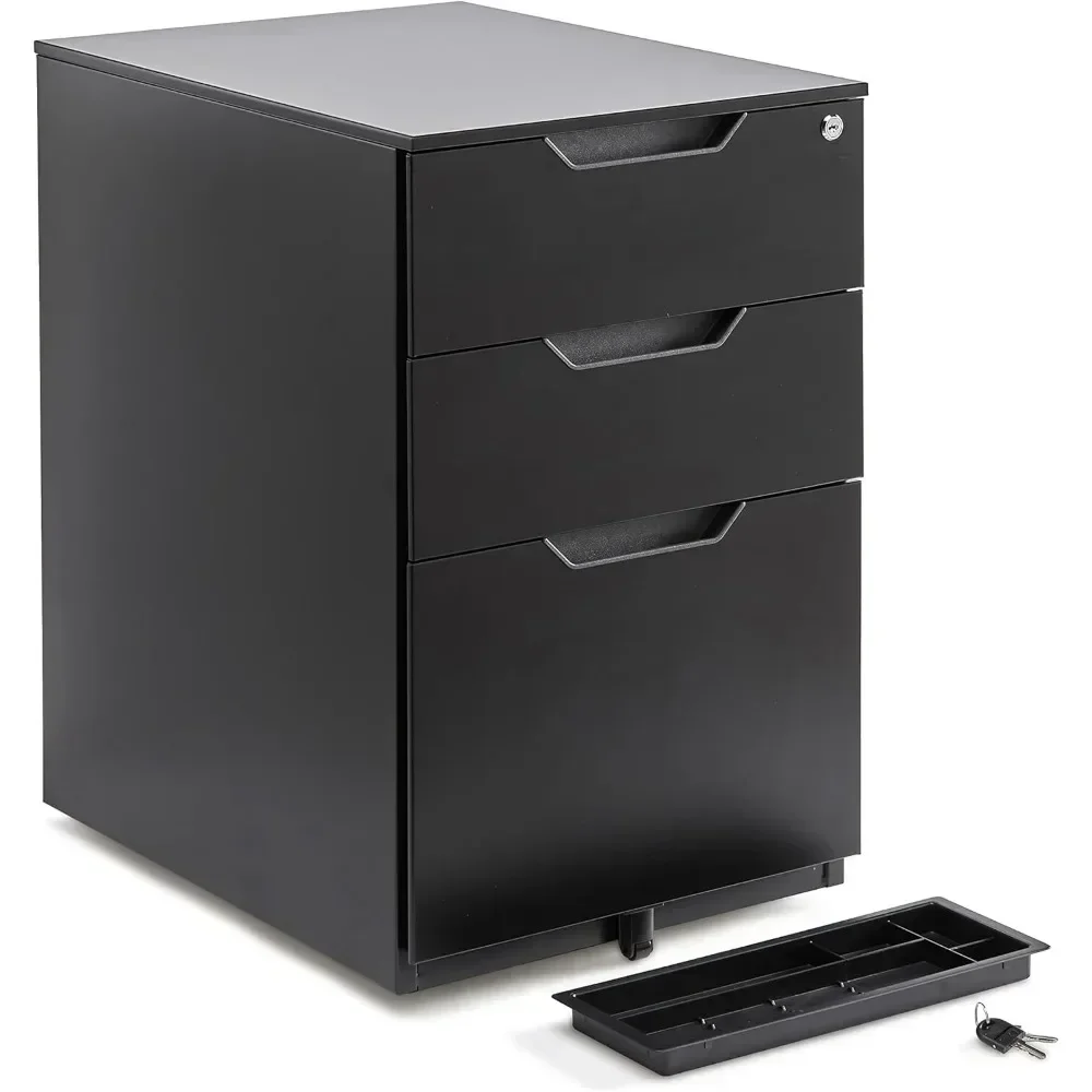 

Black Filing Cabinets Drawer Mobile File Cabinet With Lock Storage Cabinet Furniture Pc Office