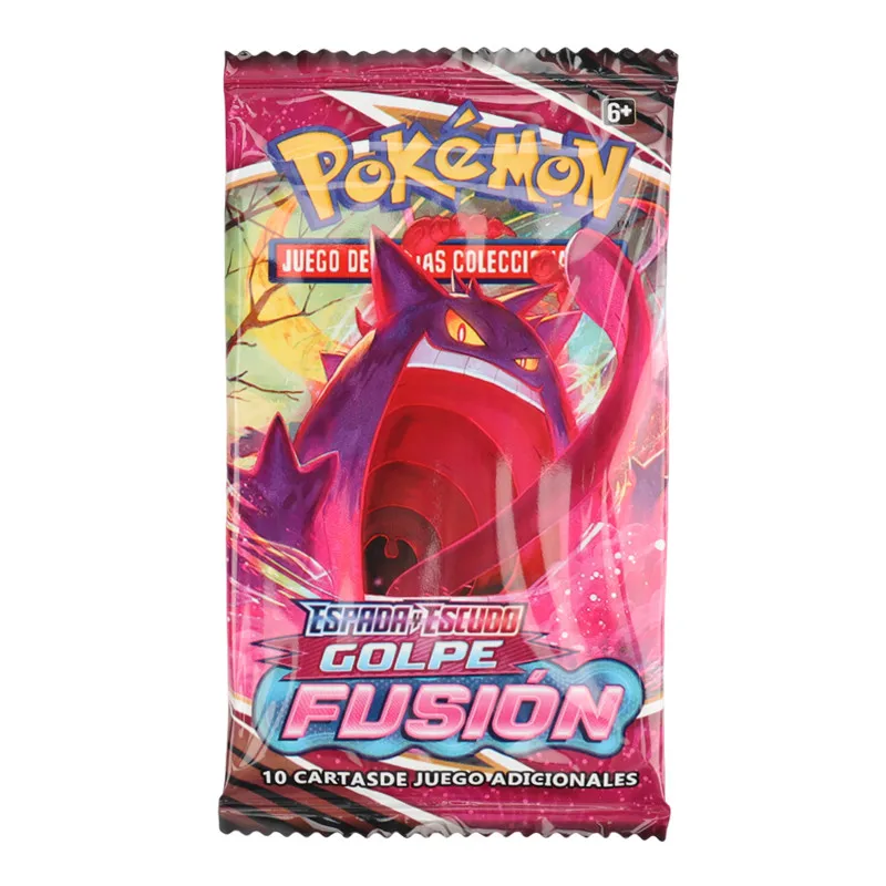 40/360 Uds versión española tarjeta Pokémon TCG: escudo de espada Fusion Strike Booster Box tarjetas Pokemon paquete de 36 cajas de regalos