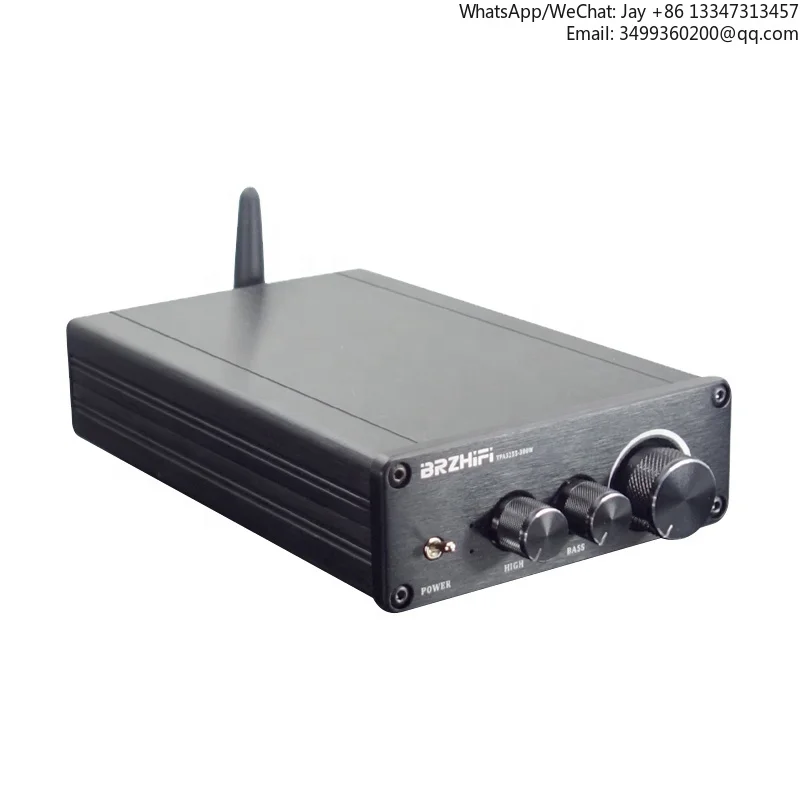 

HiFi TPA3255 Audiophile BT5.4 Decoding Digital High Power Amplifier 300W + 300W LDAC Stereo Audio Desktop Home Theater Amplifier