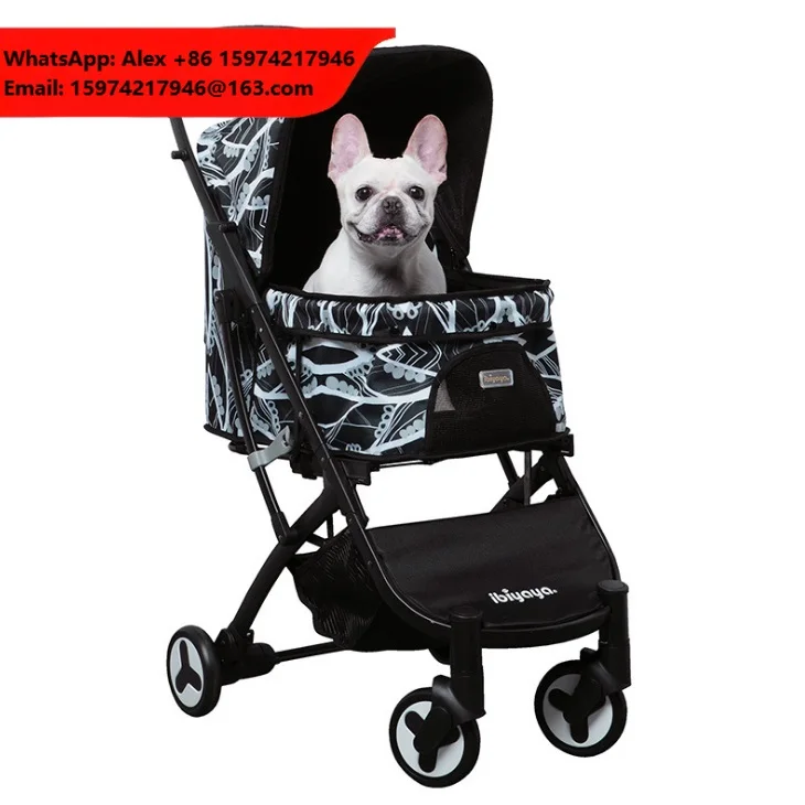 2019 Hot Selling 3 Wheels Wholesale Luxury Pet Dog Stroller