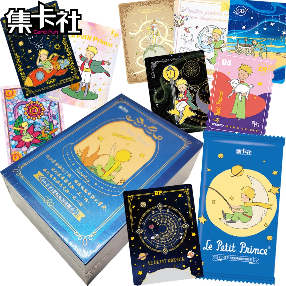 

CARD.FUN Оригинальные редкие карточки «Маленький принц» для детей: сияющие, галактические, романтичные и сказочные персонажи, подарок для веселья и развлечений