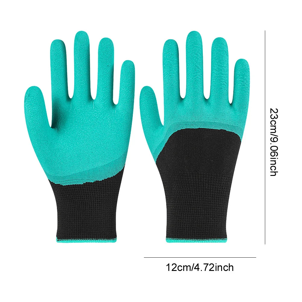 لينة اللاتكس قفازات العمل المنزلية Prick-proof قفازات اللاتكس الواقية عدم الانزلاق قفازات العمل تنفس لزراعة مقاومة للثقب