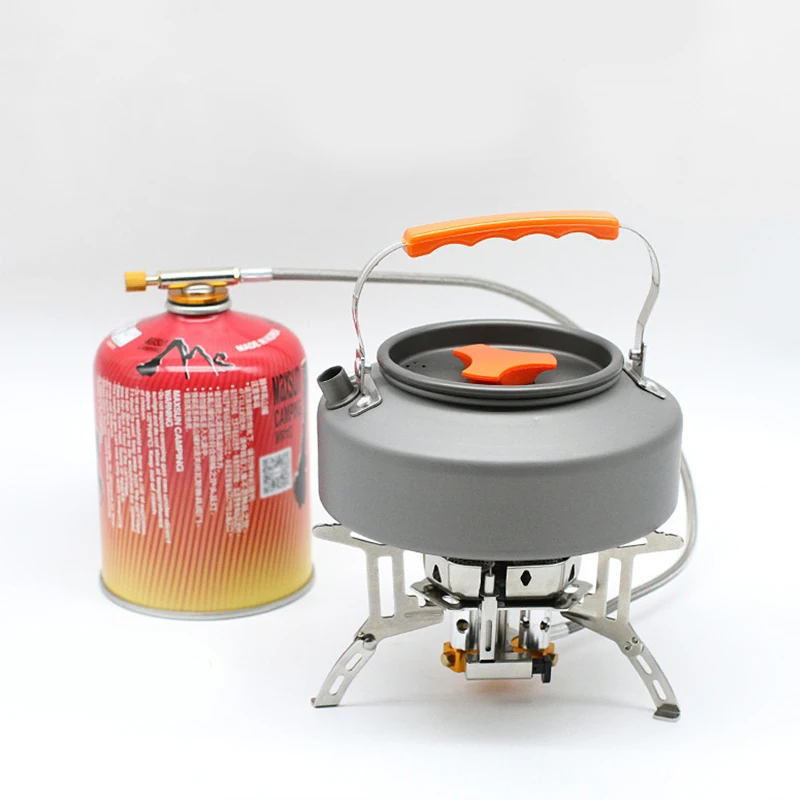 Windproof Camping Gas Stove Portable Foldable Backpack Electronic Stove Head Outdoor Cooking Picnic HikingMountaineering Camping