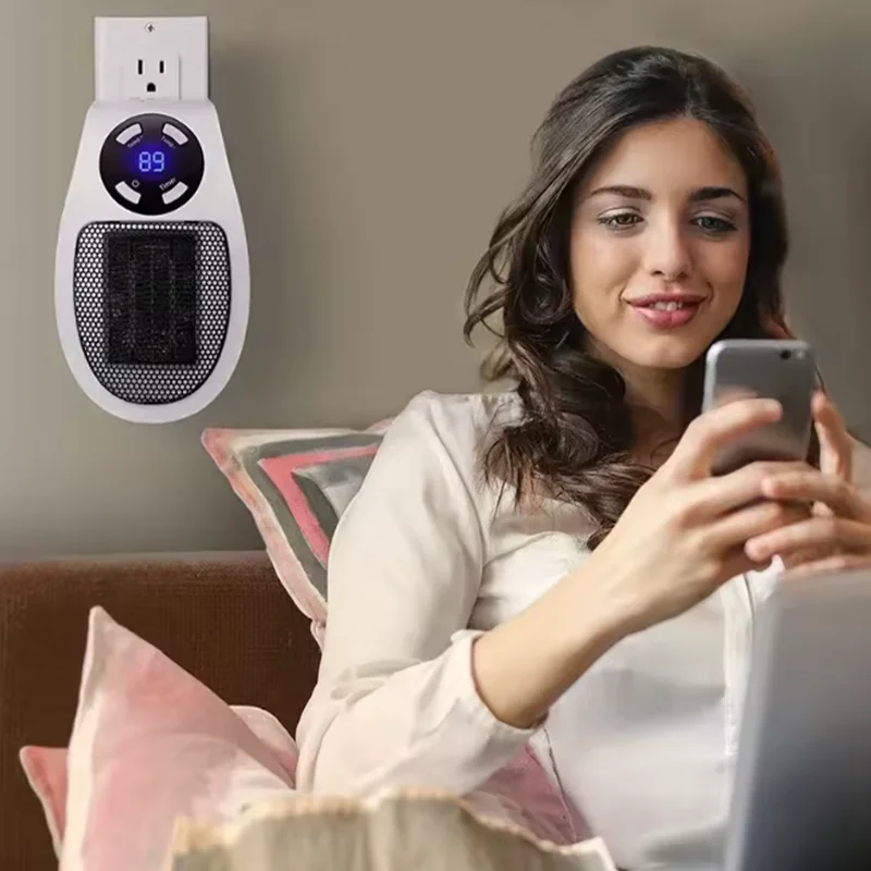 سخان 2025 جديد للمنزل الشتوي المحمولة مريحة الحائط غرفة التدفئة الدافئة منفاخ الهواء آلة تدفئة الأجهزة الكهربائية #4