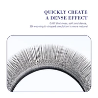 DeceMars U-Shaped 3D Eyelash Extensions (12lines/Tray) 4