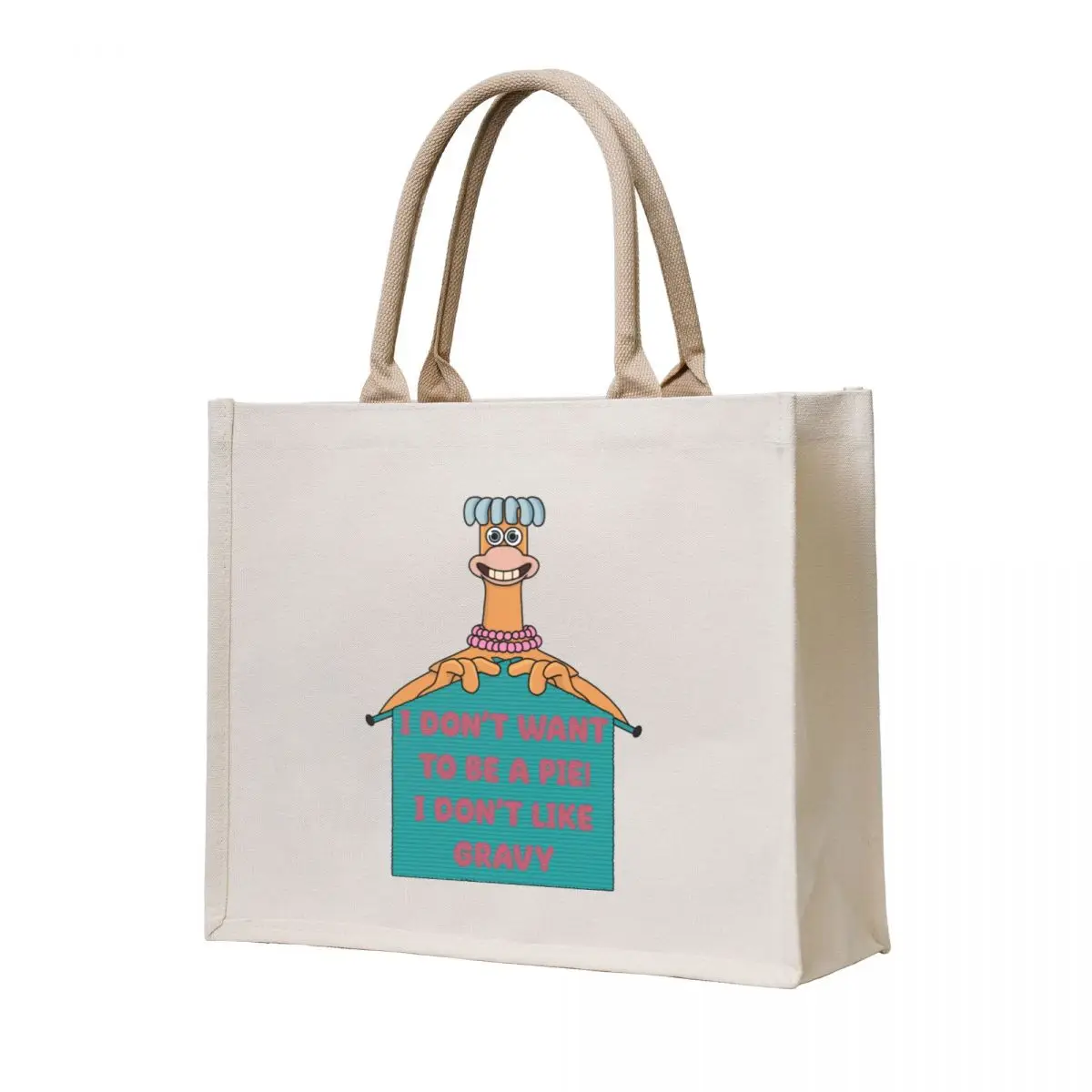 

Chicken Run Babs Knitting Tote Bag handbag personalized tote bag large tote bag shopping