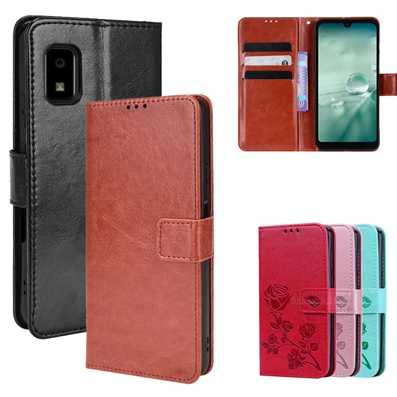 Luxury Leather Case for Sharp Aquos Wish 2 SH-51C Wallet Card Holder Magnetic Phone Cover for Sharp Aquos Wish SHG06 SH-M20 Etui