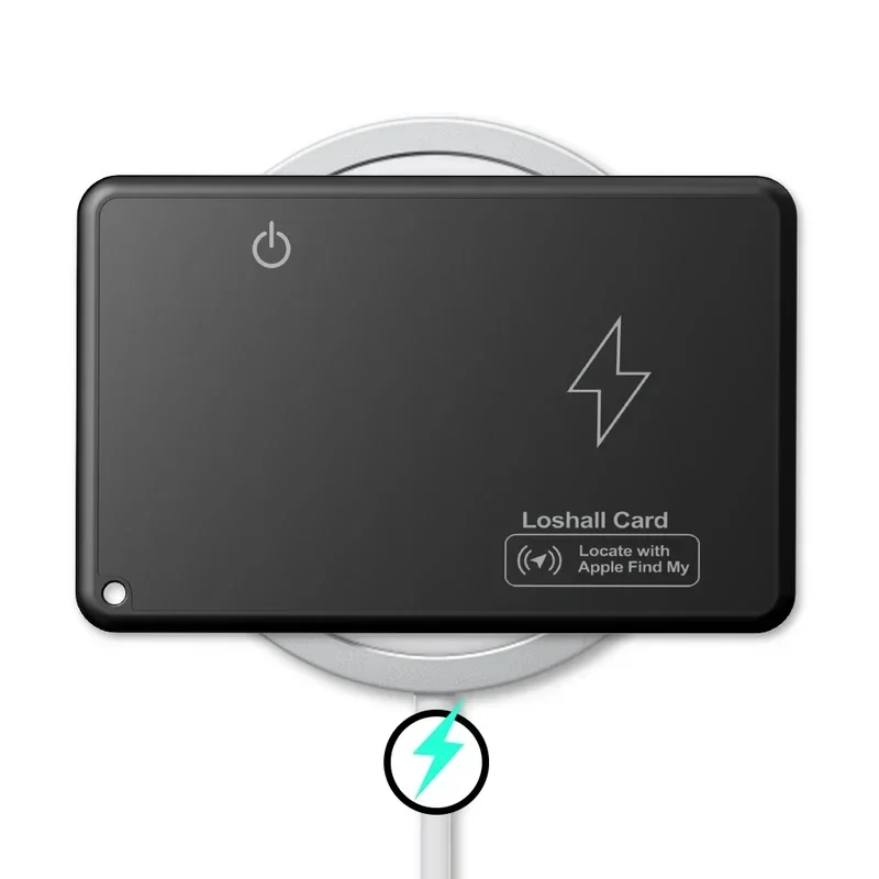 Carte de suivi de portefeuille de localisation de suivi de charge sans fil, localisateur GPS étanche, fonctionne avec Apple Find My App, traqueur Bluetooth, nouveau