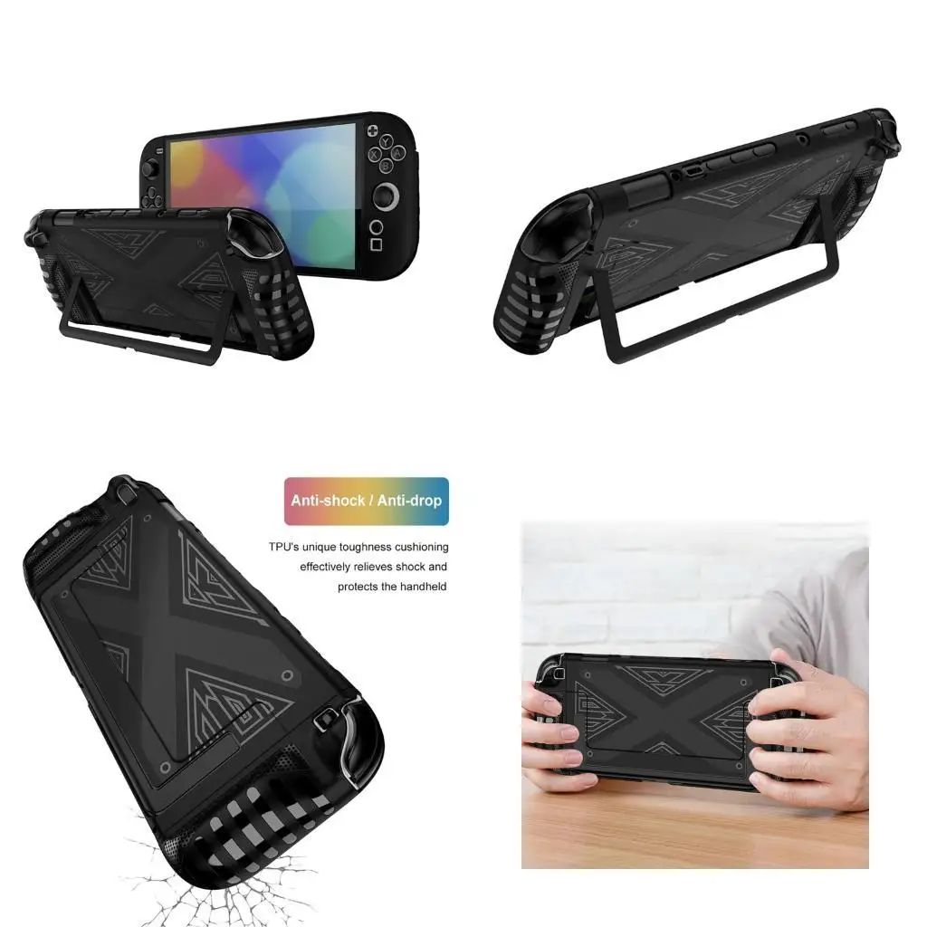 

Y1UB Full Body TPU PC Case for Dedicated Console Accessories Anti Slip Split Cover Scratch-Resistant and Heat Dissipation