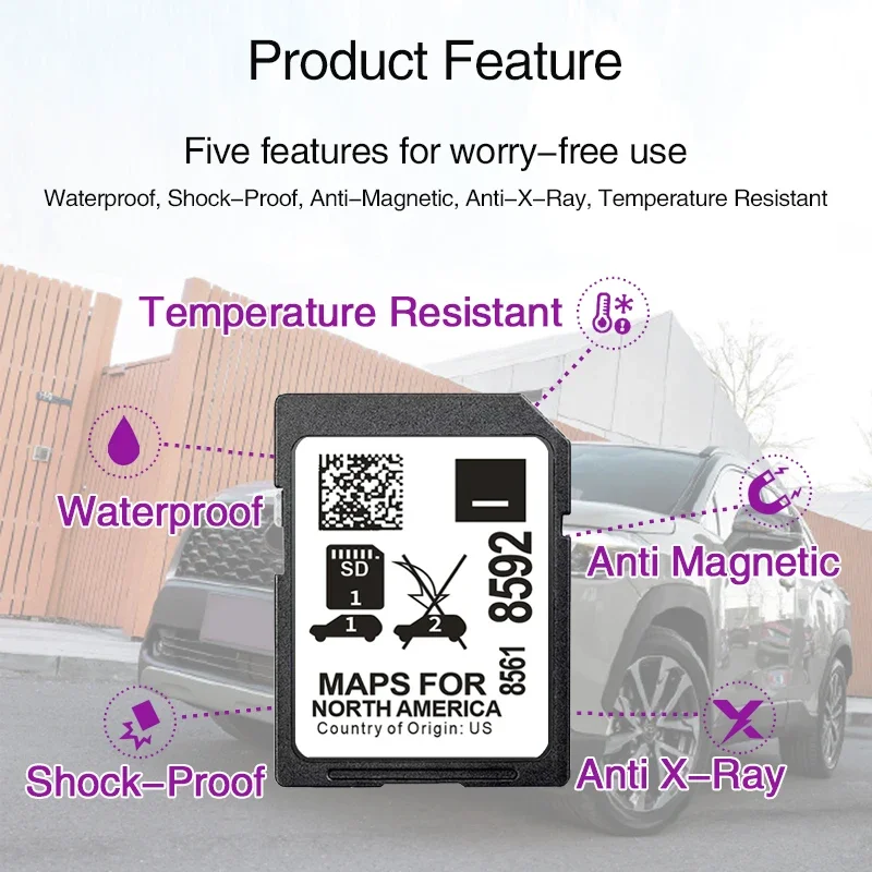 بطاقة الملاحة SD خرائط أمريكا الشمالية 8561-8592 شحن مجاني أحدث Sat Nav لسيارة بويك كاديلاك شيفروليه جي إم سي 2023