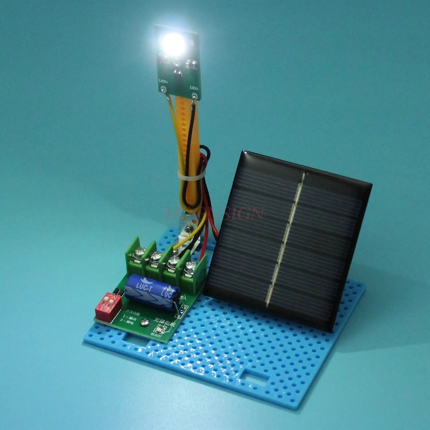 1 set  secondary school students in scientific experiments ,Handmade model of solar charging station for primary and