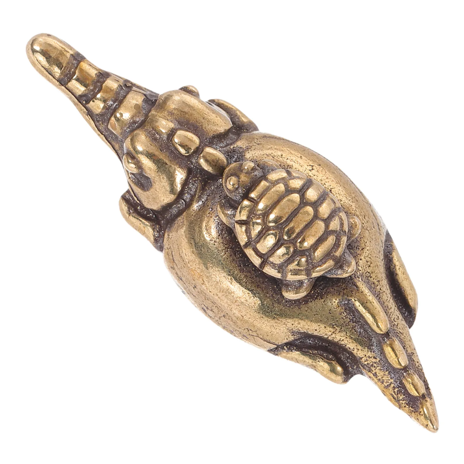 Brass Turtle on Alligator Cabinet Handle Vintage Decorative Knob for Kitchen Bedroom Bathroom Dresser Pulls Ocean Beach Theme