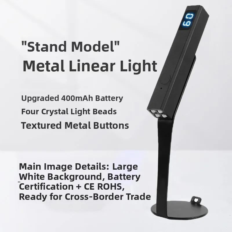 Handheld UV-nagellamp Alles-in-één sneldrogende mini-nagellakolielamp Draagbare magnetische standaard voor gellak Fototherapie