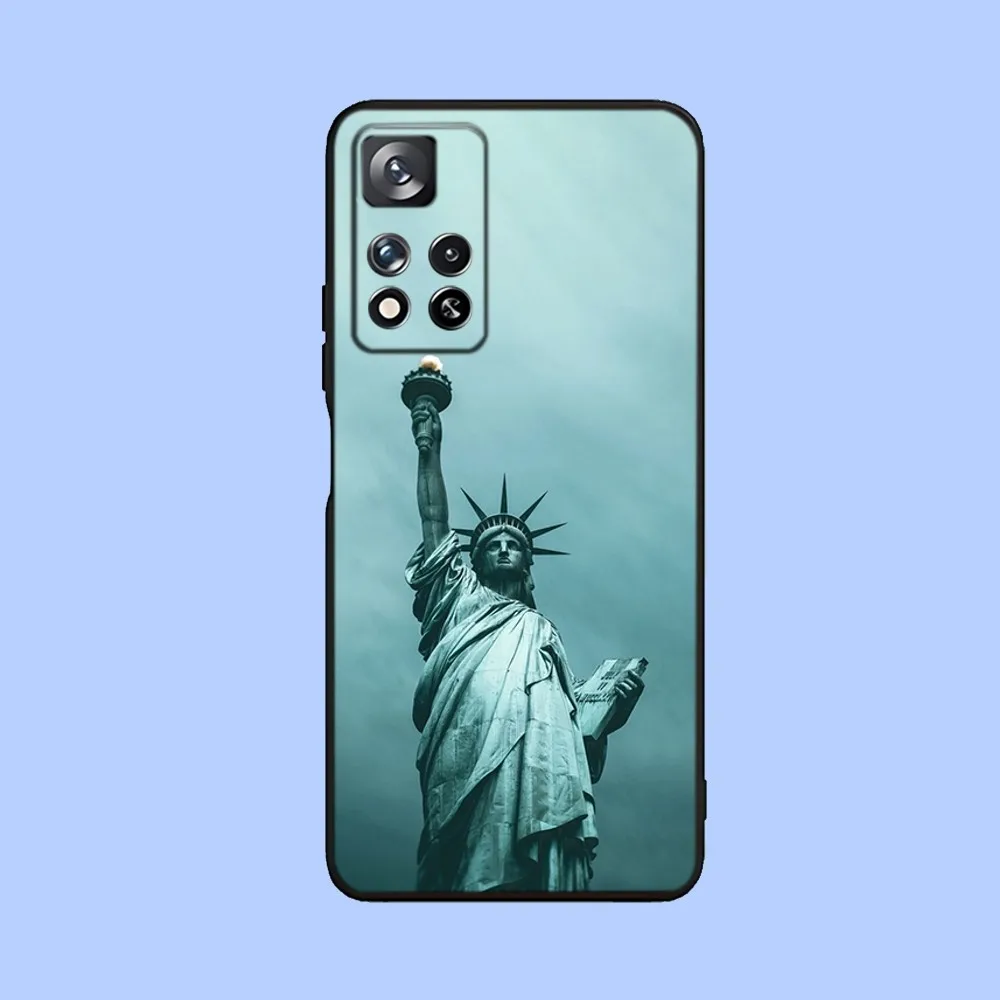 Statue of Liberty  Phone Case For Samsung Galaxy A13,A21s,A22,A31,A32,A52,A53,A71,A80,A91 Soft Black Cover