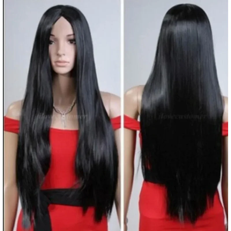 Bla straight fashion long wig WOMEN'S hair full cosplay wigs wigs