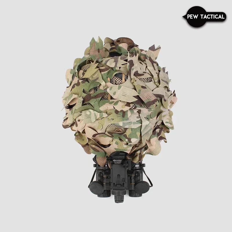 PEW TACTICAL PREDATOR GHILLIE HELMET COVER Camouflage cover AIRSOFT