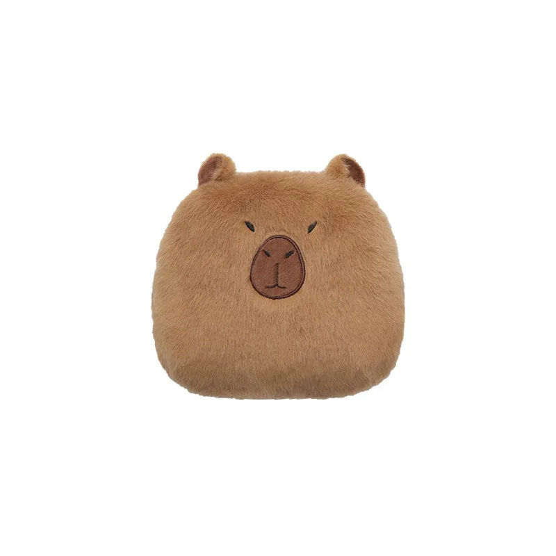 1pc Cute Car Neck Pillow Cartoon Design Capybara Car Headrest Simple Cute Interior Accessories Creative Gift