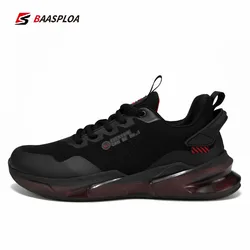 Baasploa Men Walking Shoes 2024 Outdoor Fashion Lightweight Comfort Running Shoes Male Casual Anti-Skid Wear-Resistant Sneakers