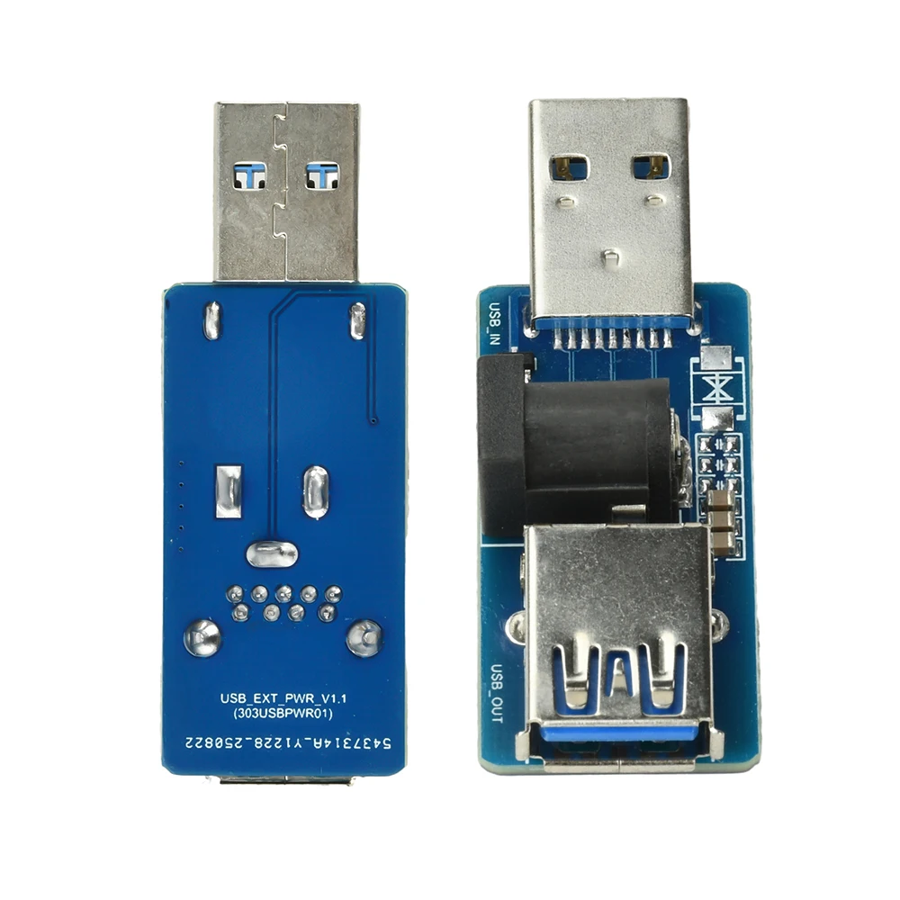 USB Power Booster Isolator Module with Auto-Switching Circuit Supports 3A Load External 5V DC Input for Enhanced Power Delivery
