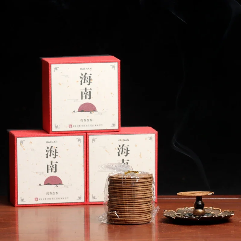 Natural Agilawood Incense Coil Home/study/office/tea Room/yoga Room Zen Meditation /Anshen Sleep Aid /Worship Buddha Incense