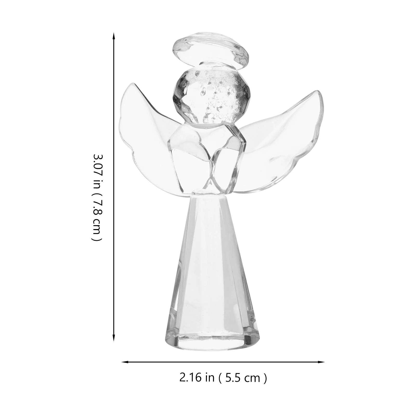 

Crystal Statue, Cute Angel For Home Living Room Bedroom Desk Decor, Crystal Crafts Decor Angel Ornament