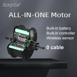 Keyde P130 motore mozzo posteriore ALL-IN-ONE batteria integrata controllo wireless 0 cavo