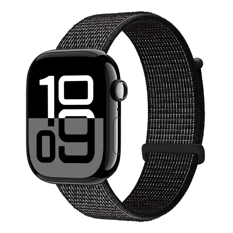 Nylonschlaufe für Apple Watch Band S11 42 mm 46 mm 40 mm 44 mm 45 mm 41 mm Smart-Gürtelarmband für IWatch 49 mm 11/10/9/8/7/6/SE/5/4 Armband