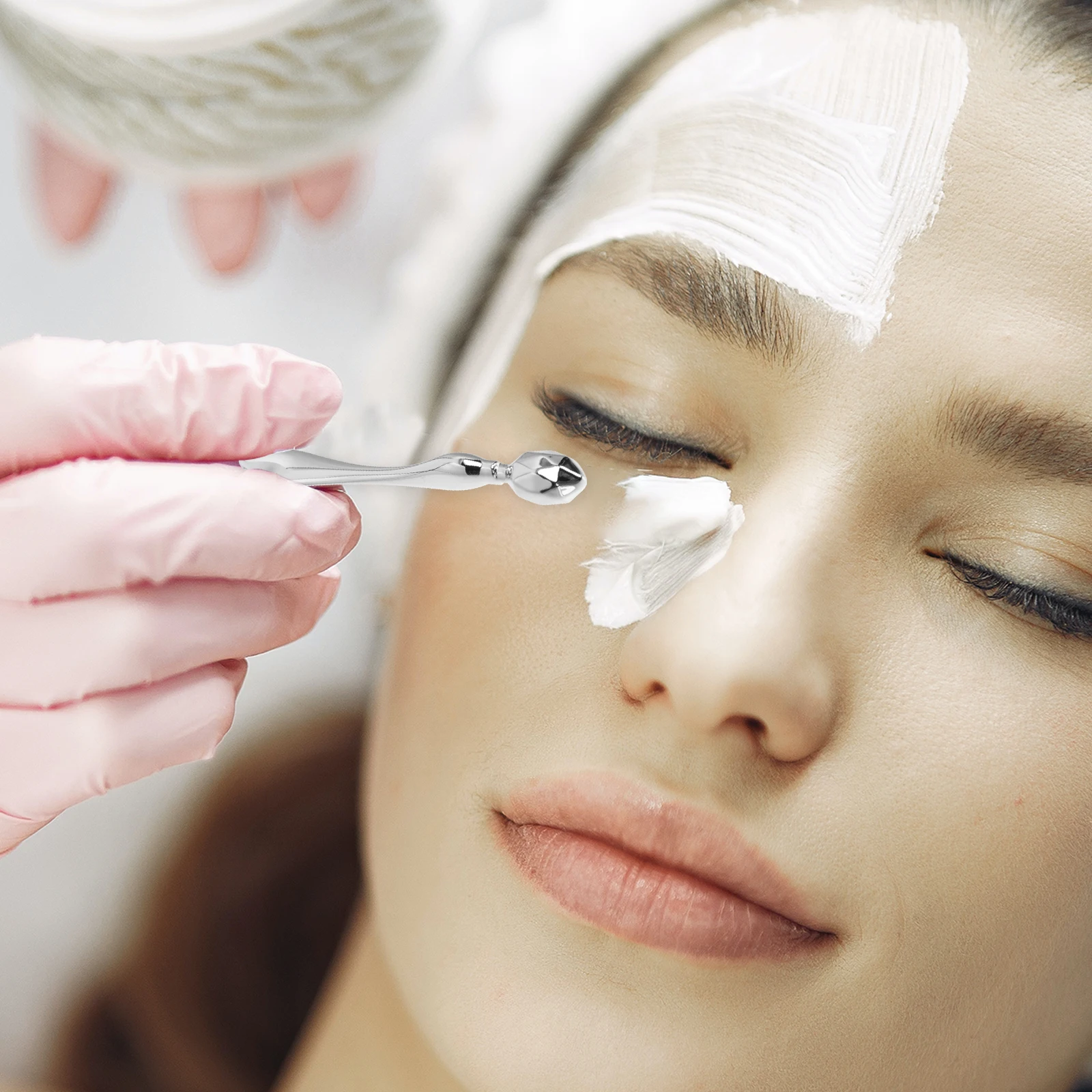 2 قطعة كريم عصا متفوقة سبائك الزنك المحمولة العملي العين مدلك ل كريم عين مرطب الأساس الوجه إمدادات التجميل