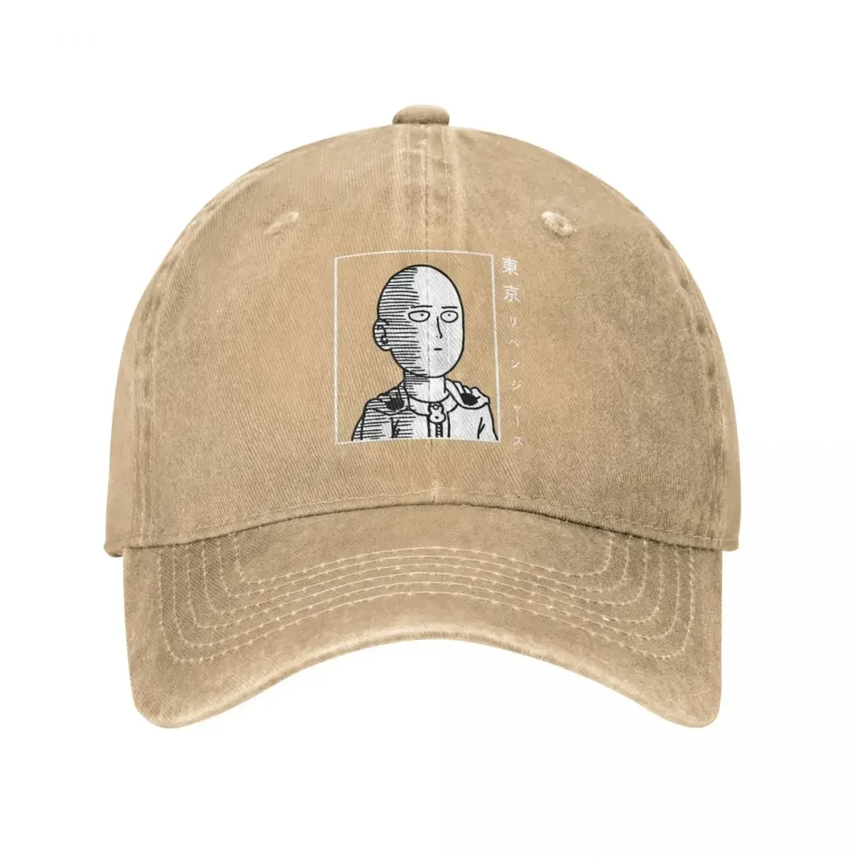 Fashion One Punch Man Baseball Caps Unisex Style Distressed Washed Sun Cap Anime Japan Cute Outdoor All Seasons Travel Caps Hat