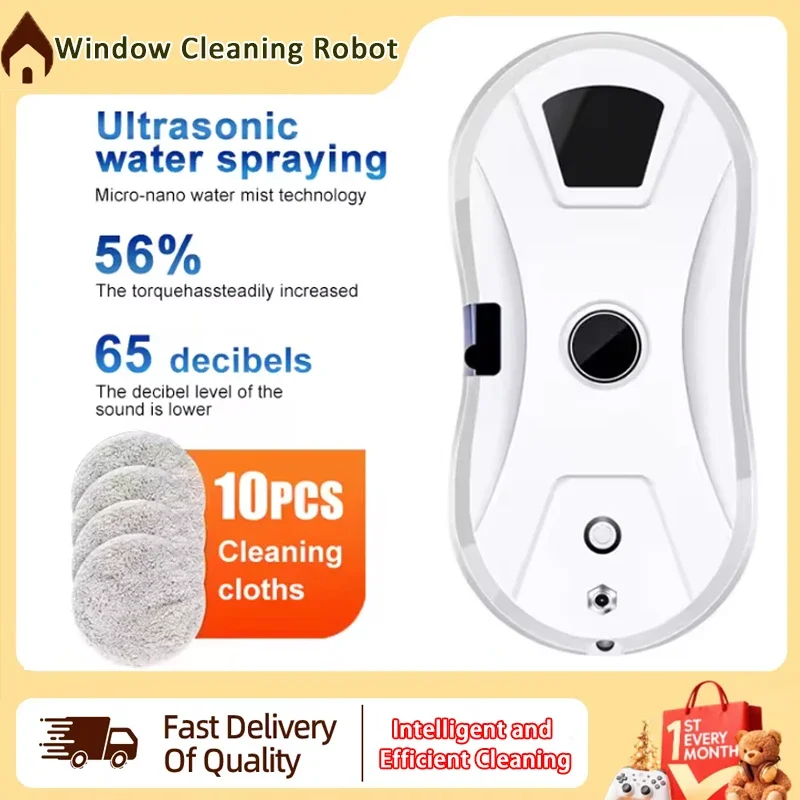 

Window Cleaning Robot Intelligent Household Automatic Electric Double-sided Glass Window Cleaning Machine for Tall Buildings