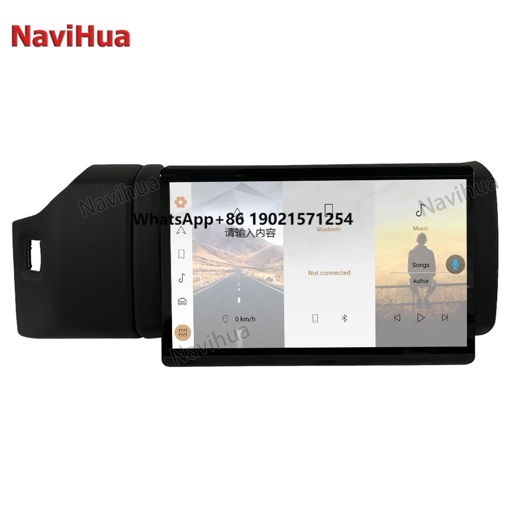 

NaviHua Лидер продаж 13,3-дюймовый полностью установленный изогнутый экран Android автомобильный радиоприемник DVD-плеер GPS-навигация для Range Rover Vogue 2013-2017
