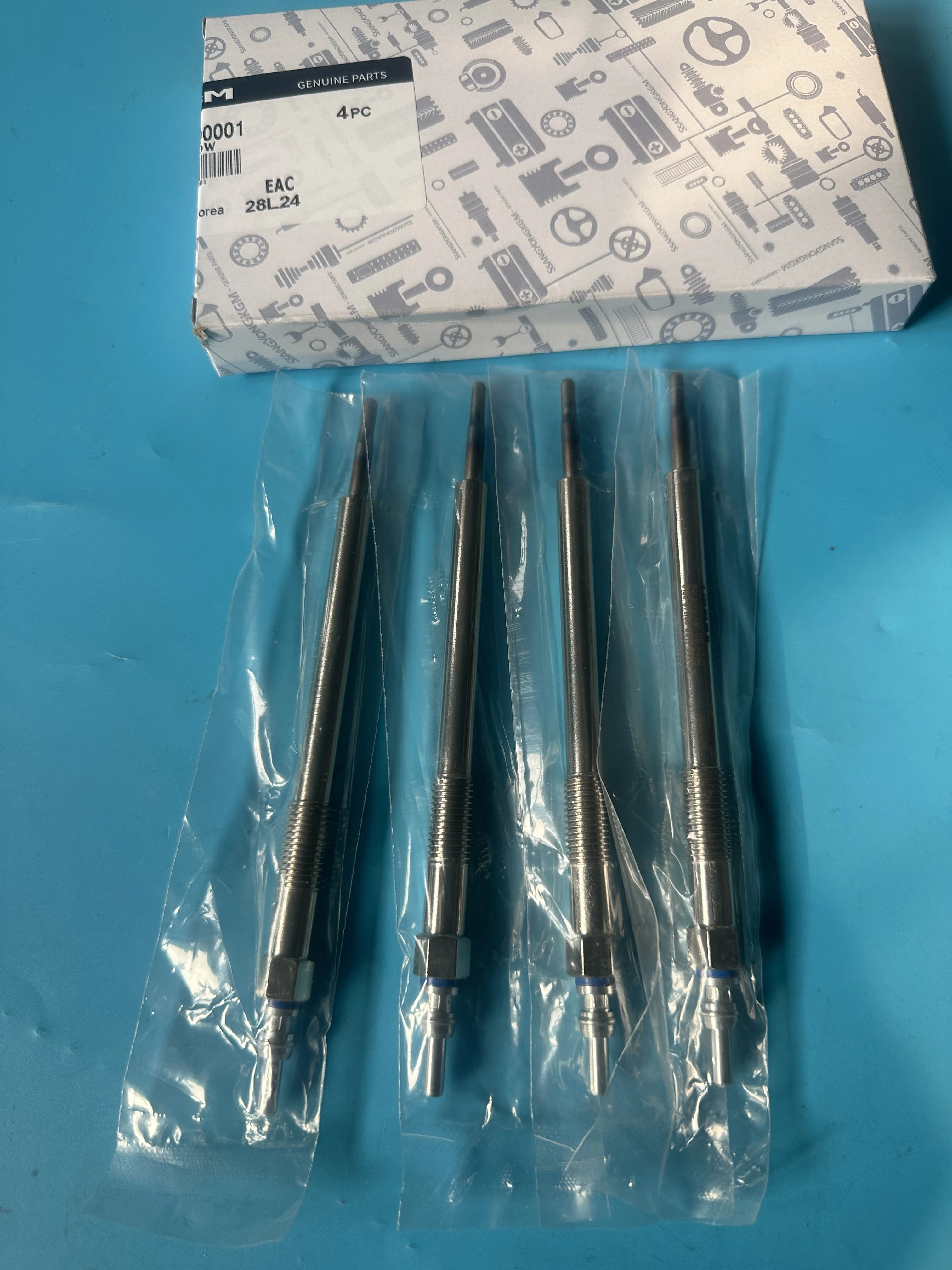 4PC Glühkerze 6721590001 für Ssangyong Korando C Musso Sports II G4 Rexton Actyon Sports II Rodius/Stavic II