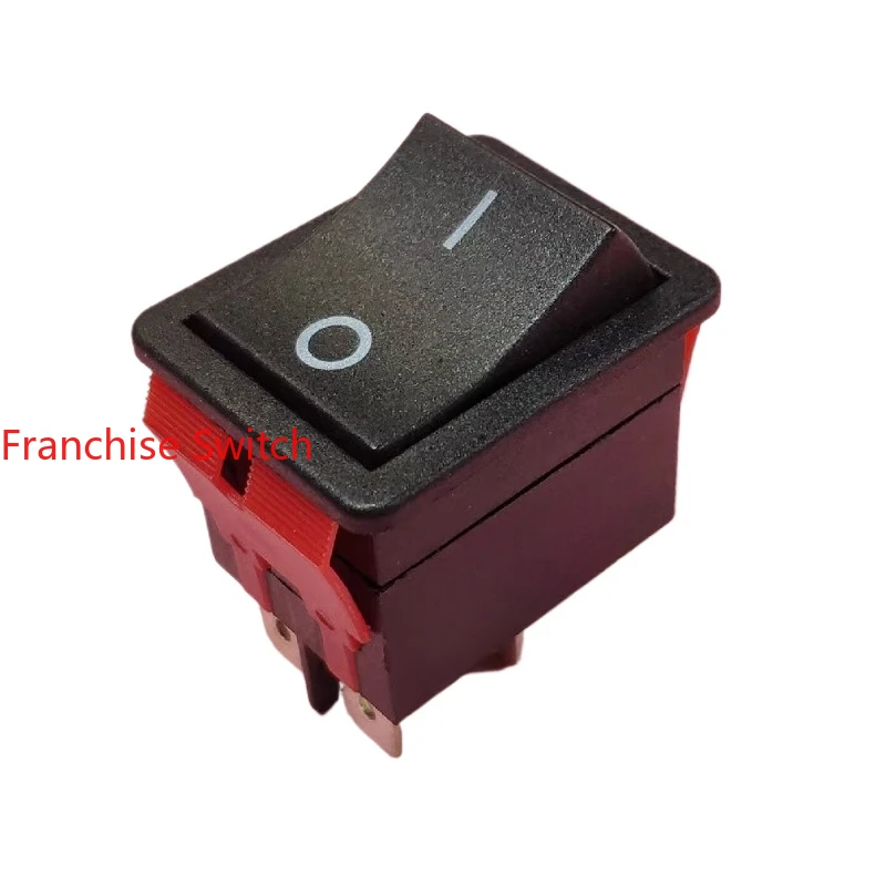 10PCS High current 20-30A ship type rocker switch black four feet two gears electric welding machine oven  LR-210