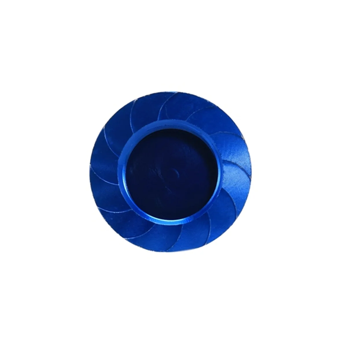 BAAA-4Pcs de alumínio para arrma 1/5 kraton 8s outcast 8s rc carro 24mm encanta porcas da roda cubo da roda capa à prova de poeira anti-skid azul