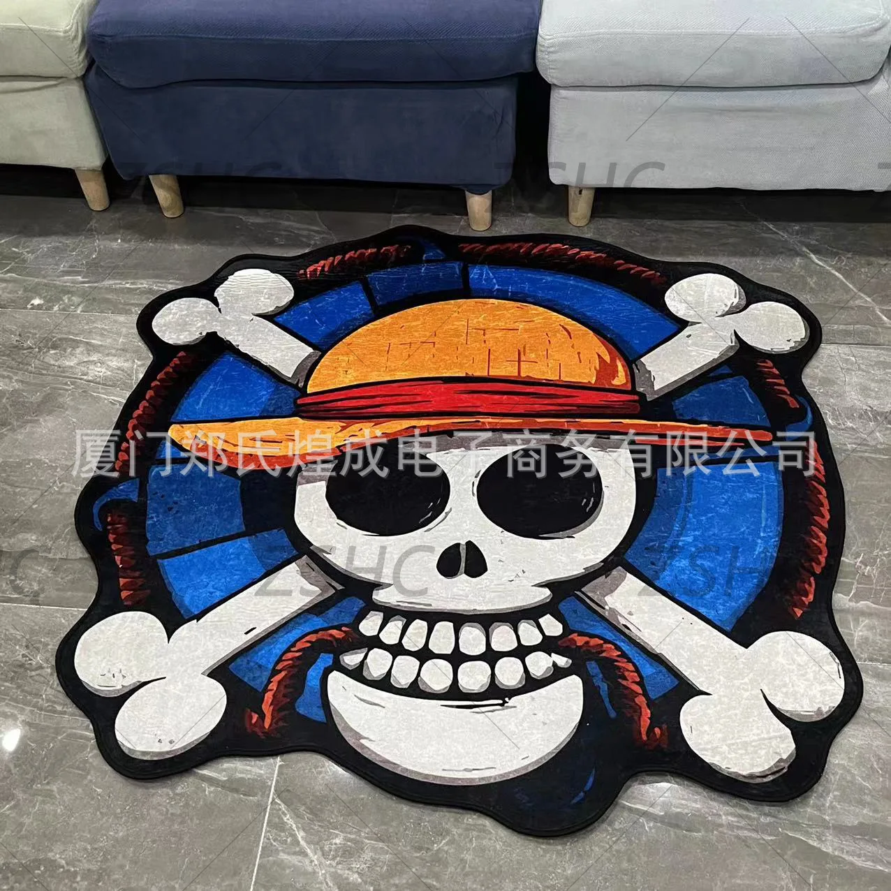 Anime Character Home Carpet Animation Luffy 5 Grade Irregular Pattern Lounge Rug Living Room Bedroom Bedside Decoration Carpet