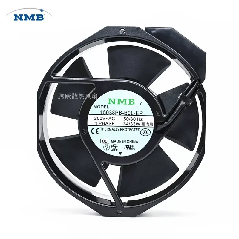 For NMB 15038PB-B0L-EP 200V 34/33W 15038 15CM Axial Flow Fan Cooling Fan