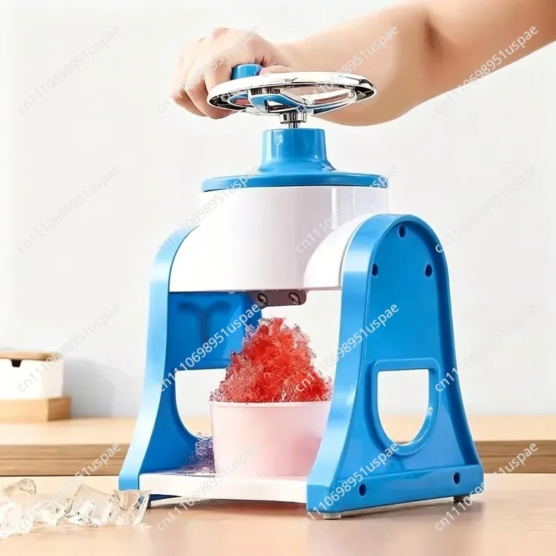 Manual Shaved Ice Machine, Hand-Cranked Ice Shaver for Ice Cream Stalls - No Electricity Required