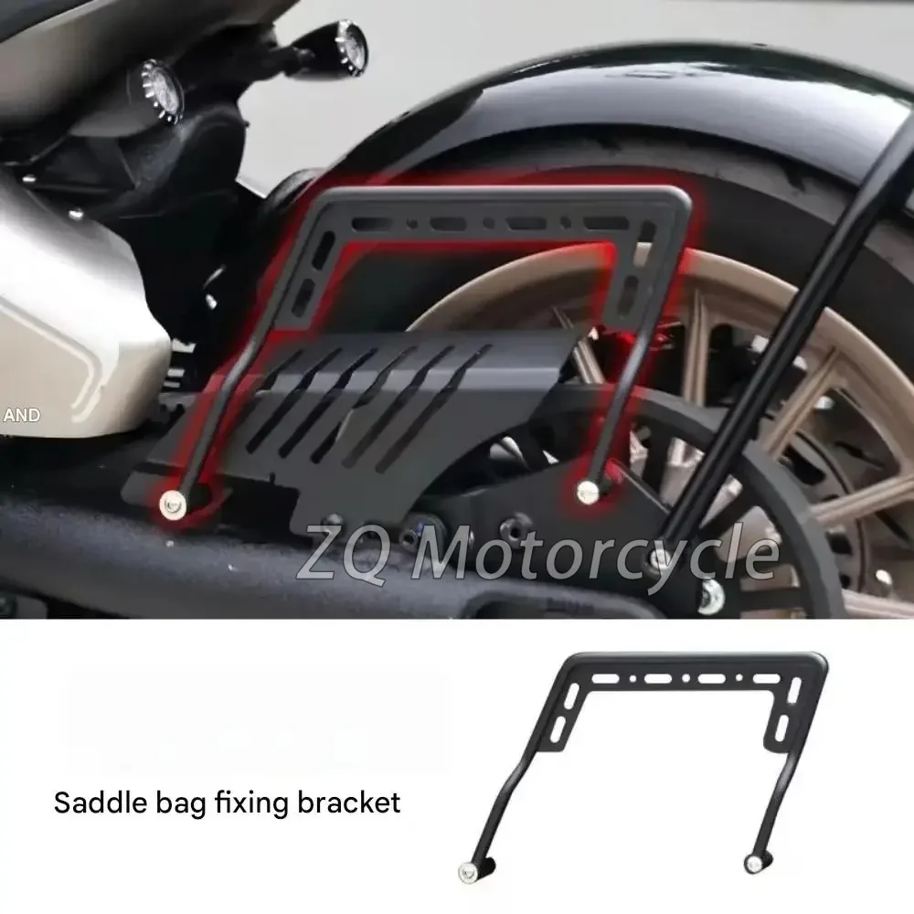 For BENDA Napoleon Bob 450 Motorcycle Left Tool Kit Vintage Side Hanging Tool Kit Tool Rack Modification accessories.