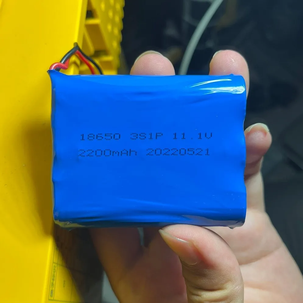 For ryojo theo elevator emergency lighting power supply 18650 3s1p 2200mah 11.1v rechargeable battery