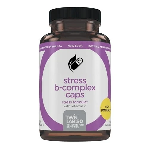 Stress B Complex - Highly Absorbed, Active Vitamins B2, B6, B12 and Folic Acid
