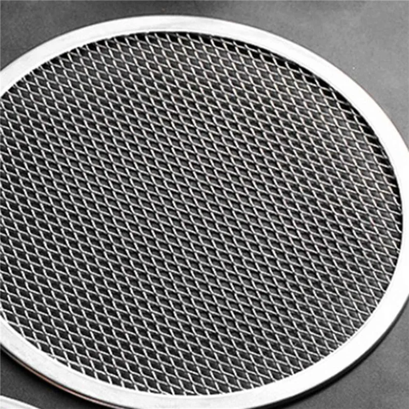 ABYP 2Pcs 10Inch Aluminum Seamless Rim Pizza Baking Screen - Perfect Crisp, Enhanced Airflow