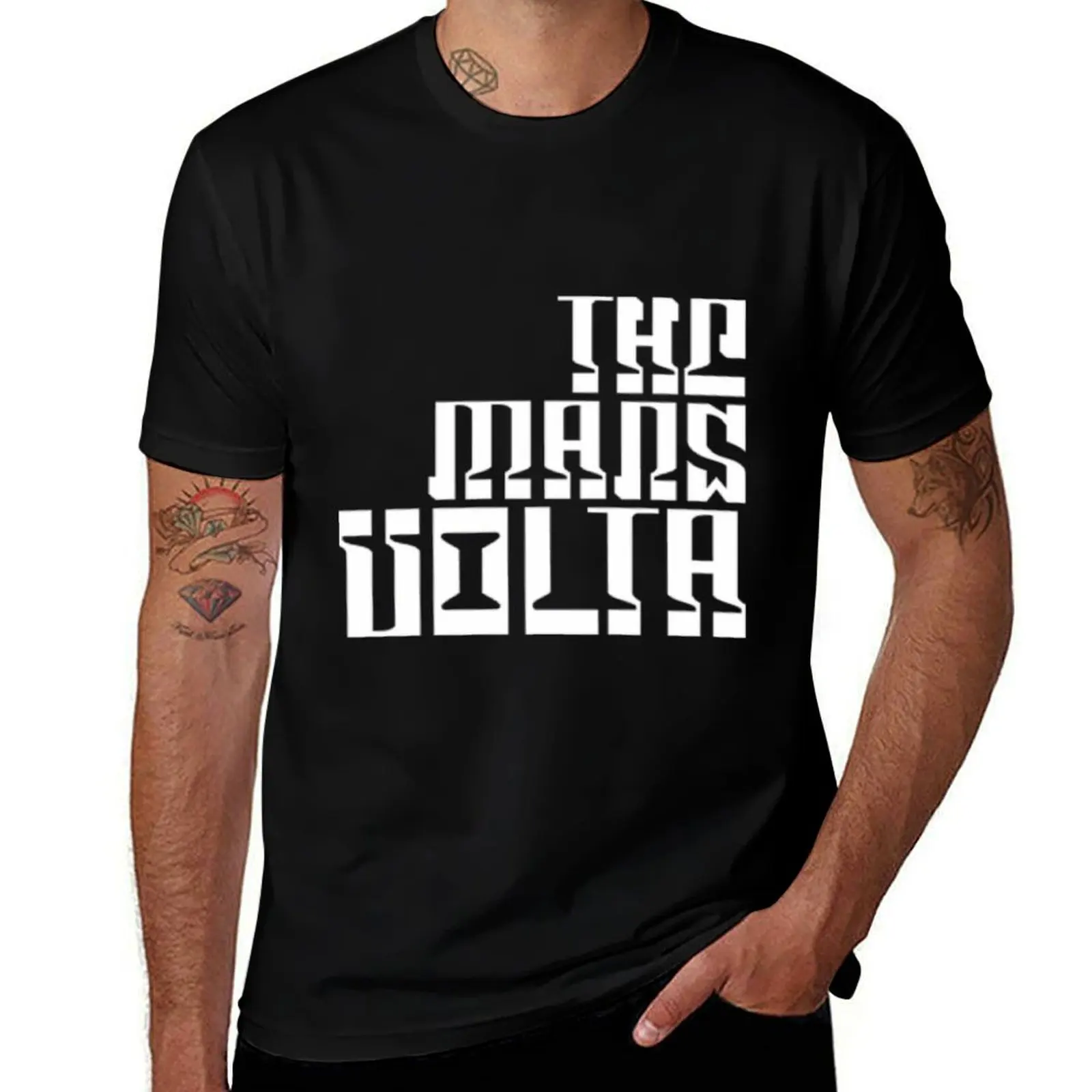 The Mars Volta Band Logo T-Shirt Mechanic Work Tee Shirt