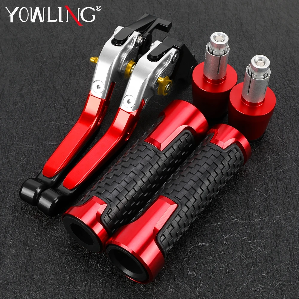 Motorcycle CNC Brake Clutch Levers Handlebar Ends Grips For Honda VTR1000 VTR1000F VTR 1000F FIRESTORM 1997 1998 1999 2000-2007