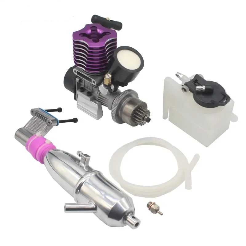 For 1/10 Scale 02060 Unlimited Methanol Fuel Engine for RC Car High Performance 18 Level Nitro Power Unit Replacement Part